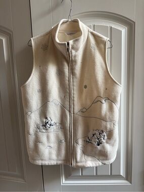 Vintage Northern Reflections Polar Beer Fleece Vest